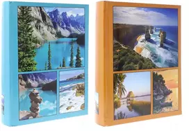 Nuotraukų Albumas - Gedeon Album GED B46300/2 10x15 300 Slip-In Bookbound Island New