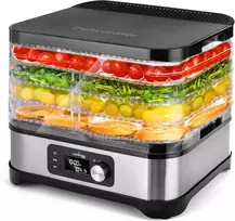 Lehmann maisto džiovintuvas 450 W su temperatūros valdymu, 5 padėklai, LHOFD-4525
