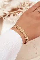 Boto Moteriška nerūdijančio plieno apyrankė "Flowers Gold