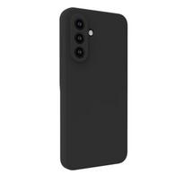 Connect Soft Touch silikoninis dėklas Samsung Galaxy A35 5G Juodas