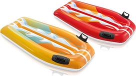 Intex plaukimo lenta Joy geltona 112x62 cm