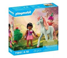 PLAYMOBIL - Collectible Unicorn: Sky Rose with Fairy (71841)