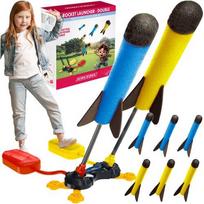 Dviguba raketų paleidimo aikštelė su pompa vaikams