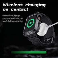 Išmanusis laikrodis Nillkin DynaGuard Wristband + Case for Apple Watch Series 44mm 4|5|6 Black