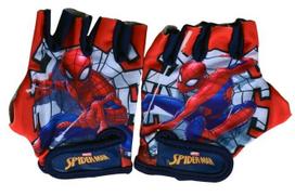 Vaikiškos dviratininko pirštinės Volare Spider-Man, raudonos