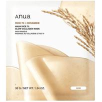 Veido kaukė Anua Rice 70 Glow Collagen Mask Hydrogel 70% Ryžių Vandens Kolis