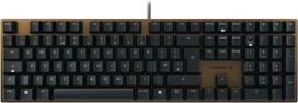 CHERRY KC 200 MX - Tastatur - USB - QWERTY - GB - Tastenschalter: CHERRY MX2A Brown - Schwarz, Bronze (G80-3950LIBGB-2)