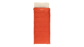 Outwell Contour Lux Red | Sleeping Bag | 220 x 85 cm | -19 to 15 °C | Right Zipper