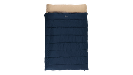 Outwell Contour Lux Deep Blue | Sleeping Bag | 220 x 145 cm | -22 to 12 °C | Both Side Zipper