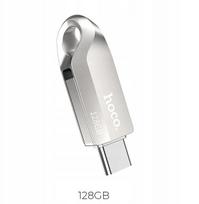USB laikmena USB 3.0 / USB-C 128GB greito perdavimo raktas Hoko Sidabrinis iki 150MB/s