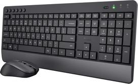 Keyboard and Mouse Kit Trust Trezo Wireless - Black CH