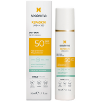 Apsauginis veido kremas riebiai odai SESDERMA REPASKIN URBAN 365 SPF50, 50 ml (-35% perkant 2 vnt.)