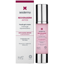 Antioksidacinis gelinis veido kremas SESDERMA RESVERADERM, 50 ml (-25% perkant 2 vnt.)
