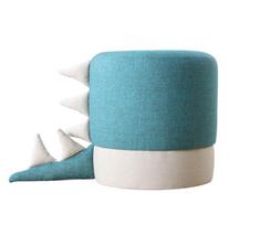 Pufas Hanah Home Moouv 3339, mėlyna sp./balta sp., 37 cm x 37 cm x 38 cm