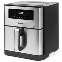 Namų ir virtuvės prietaisas - Breville VDF131X Be aliejaus oro keptuvė 9L, 50-200°C, Skaitmeninis ekranas, Juoda