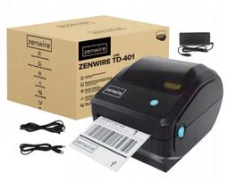 Mini terminis kurjerių etikečių spausdintuvas USB Zenwire Td-401 100x150