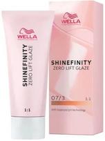 Plaukų dažai Wella Professionals Shinefinity, burnt honey sp., 07/3, 60 ml