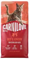 Sausas kačių maistas Carnilove Active Beef & Venison, jautiena, 6 kg