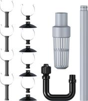 Išorinio filtro jungčių rinkinys akvariumams Tetra EX Plus series Intake EX500/700/1000, juoda sp./pilka sp.