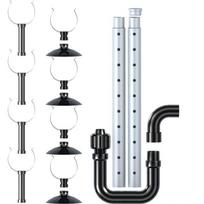 Išorinio filtro jungčių rinkinys akvariumams Tetra EX Plus series Outlet EX500/700/1000, juoda sp.