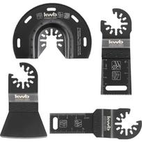 Einhell 4-piece multi-tool set for wood and plastic, saw blade set (for