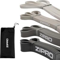 Zipro Powerband resistance bands set, grey, 4 pcs.