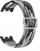 Beline Mi Band 8 Nylon Strap, Black-White