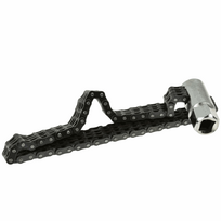 Geko Oil filter wrench with double chain, 1/2", up to 130mm diameter