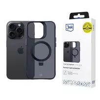 3mk Protection 3mk Smoke Case Mag AND Stand for Apple iPhone 14 Pro Max - Black