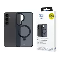 3mk Protection 3mk Smoke Case Mag AND Stand for Samsung Galaxy S25 - black