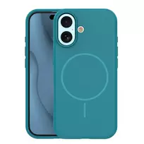 TFO Silicone Thin phone case with MagSafe support for iPhone 17, blue