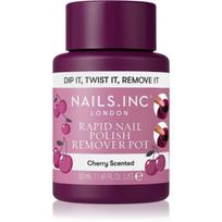 Nails Inc. Rapid Nail Polish Remover Pot Cherry Scented nagų lako valiklis 50 ml