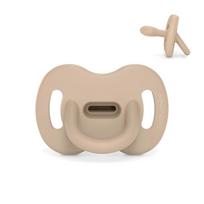 SUAVINEX SIMETRINIS FIZIOLOGINIS SILIKONINIS ČIULPTUKAS SX PRO, 6-18 MĖN., ESSENCE BEIGE
