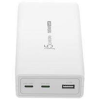 J5create 185W GAN PD 3.1 USB-C 3-PORT CHARGER JUP37185W-EN