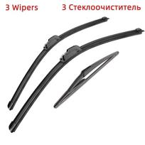 3 vnt. valytuvų šluostės, skirtos Nissan Qashqai J11 2013-2020 26 +17 +12  tinka priekiniam priekiniam stiklui priekinio stiklo šepečių pjovimo priedai