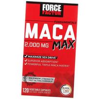 Maca trijų rūšių matrica, Fundamentals Maca Max, Force Factor 120 kaps. (08641006) 120vcaps