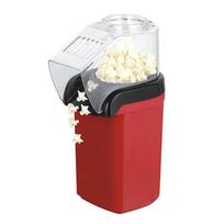 Household Popcorn Machine Hot Air Oil Free Healthy Portable Corn Popper for Home Kitchen Kids Homemade Snack Maker EU raudona