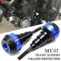 Yamaha MT-07 MT 07 2015- MT07 Motociklo rėmo slankikliai, variklio apsauga, avarijos pagalvėlė, kritimo apsauga T-Black