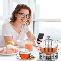 Coffee Milk Candle Heater Teaware Tea Warmer Heating Base Holder Teapot Round Base Teapot Holder L
