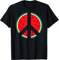 Palestinos Marškinėliai Arbūzas Taikos Simbolis Unisex Marškinėliai XXL