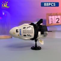 Aviation Spaceport Model Space Shuttle Rocket Launch Center Construction Building Blocks MOC Spaceship Kids Bricks Toy