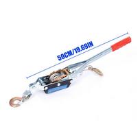 Winch Cable Puller Manual Double Hook Tightener Double Hook Ratchet Frame Puller For Pulling Crimping Garden Bailing