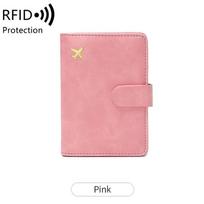 Travel Passport Wallet Women Man Card Holder RFID Blocking Credit Card ID Bag Plane Ticket Holder Multifunction Wallets