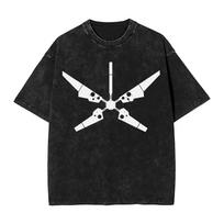 DEATH STRANDING Logo Print T Shirts Harajuku Washed Oversized TShirts Summer Cotton Short Sleeve Tees Tops Men Women Clothing S