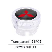 Car Cigarette Lighter Cover DustProof Cover Dustproof Cap Plug For Mitsubishi Outlander Pajero Sport Lancer ASX L200 Eclip skaidri