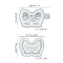 New Bowknot Aromatherapy Candle Mold 3D Butterfly Silicone Mold DIY Reusable Resin Mold Home Decor