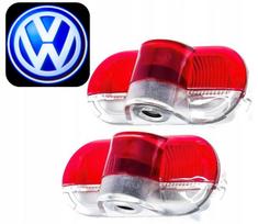 2X Led Logo Projektor Vw Golf Beetle Bora Polo Caddy Touran Sharan Vento
