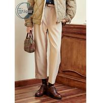 Zihan Women's High-Waist Straight-Leg Suit Pants L