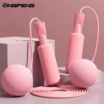 Heavy 1Pc Cordless Skipping Rope Fitness Jump Rope With Big Ball Suitable For Household Indoor Sports Fat Burning