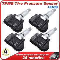 4Pcs 315Mhz New TPMS Tire Pressure Monitoring Sensor For Jaguar 04-15 Xf Xfr X-Type Xk Xkr Xj8 Xjr C2C41656 4H231A159CE YB06T1D